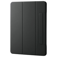 エレコム 13インチiPad Air(M3/M2) フラップケース 超薄型 マグネット着脱 スリープ対応 ブラック TB-A25XWVPF2BK