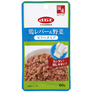 デビフペット 鶏レバー&野菜 ゼリータイプ 60g ﾄﾘﾚﾊﾞ-&ﾔｻｲｾﾞﾘ-ﾀｲﾌﾟ60G-イメージ1