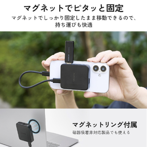 エレコム MAGKEEP 7in1 ドッキングステーション(スマホ対応/5Gbps) ブラック DST-N071BPBK-イメージ4