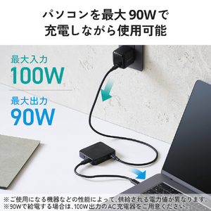 エレコム MAGKEEP 7in1 ドッキングステーション(スマホ対応/5Gbps) ブラック DST-N071BPBK-イメージ7
