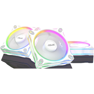 ASUS Prime MR120 ARGB Fan - Triple Pack ホワイト MR120ARGBFANWHITE3IN1-イメージ2