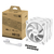 ASUS Prime MR120 ARGB Fan - Triple Pack ホワイト MR120ARGBFANWHITE3IN1-イメージ7