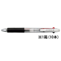 三菱鉛筆 ジェットストリーム3色ボール0.7mm透明10本 1箱(10本) F844287-SXE340007.T