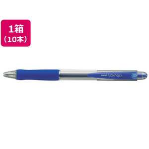 三菱鉛筆 Very楽ノック 極細 0.5mm 青 10本 1箱(10本) F838327-SN10005.33-イメージ1