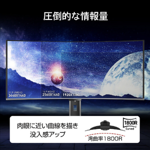 MSI MPG 341CQR QD-OLED X36 ブラック MPG-341CQR-QD-OLED-X36-イメージ2