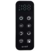 QUADS QS668BW ワンタッチ分解DCリビングファン EASY FIT AIR MOKUME