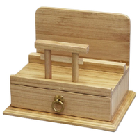 オスマック株式会社 天然木桐材の鳥居付きお札立て MTO-2420