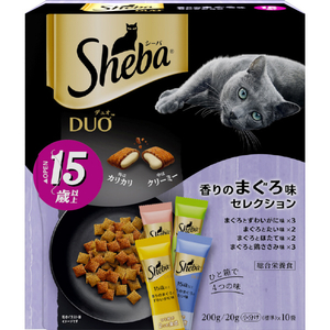 マースジャパンリミテッド シーバ デュオ 15歳以上 香りのまぐろ味セレクション(200g) ｼ-ﾊﾞﾃﾞﾕｵ15ｻｲｶｵﾘﾏｸﾞﾛS200G-イメージ1