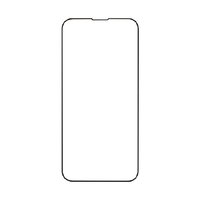 HAMEE iPhone 13 mini用ラウンドエッジガラスフィルム保護シート IFACE ブラック 41934104