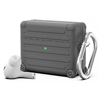 miak AirPods Pro 2用シリコン製キャリーケース ダークグレー MA27410APP