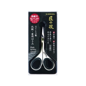 グリーンベル ステンレス製 化粧・眉用はさみ FC773JA1373577-イメージ2
