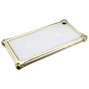 ギルドデザイン iPhone 8/7用アルミ製ソリッドバンパーケース シャンパンゴールド GI-402CG-イメージ1