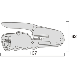 フジ矢 モジュラープラグ圧着工具 対応プラグ：8P(RJ45)/6P(RJ11) PP606-140-イメージ7