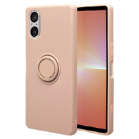 ラスタバナナ Xperia 5 V用TPUリングケース ライトピンク 7760XP55TPRLPK