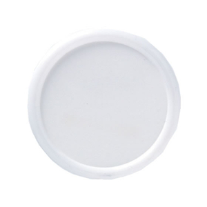 西敬 丸型名札スチロール 直径45mm ピン付き 白 10個 FC26309-P-4W-イメージ1