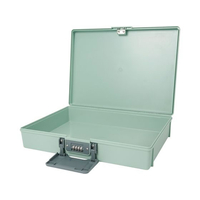 カール事務器 保管ボックス プラ製 A4 ライトグリーン FCU3418-HBP-200-U