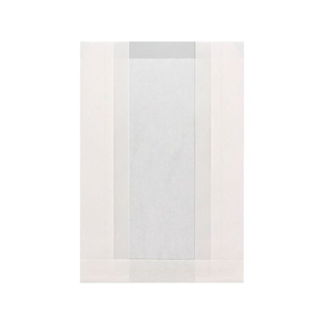 シモジマ NF窓付耐油ガゼットパック 15-20.5 白無地 100枚 FCF245S-4181106-イメージ1