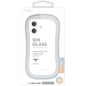 MSソリューションズ iPhone 17用耐傷・耐衝撃ハイブリッドケース 「ViAMO crystal」 クリア LN-IM25VMCR-イメージ1