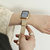 GAACAL Apple Watch Series 1-8/SE1-2/ULTRA(42/44/45/49mm)用マグネット式PUレザーバンド アイボリー W00186AB-イメージ3