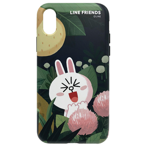 LINE FRIENDS iPhone XR用ケース DUAL GUARD テーマ コニー KCL-DCT005-イメージ1