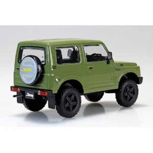 アオシマ 1/32 スズキ JA11 ジムニー カスタムホイール (オリーブグリーン) Aﾗｸﾌﾟﾗ18CUOGｼﾞﾑﾆ-COｸﾞﾘ-ﾝ-イメージ3