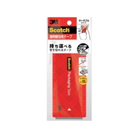 3M スコッチ 透明梱包用テープ ポータブル 15m 3852FLT-15-RD FC461VR-2528455