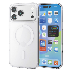 エレコム iPhone 17 ProMax用ハイブリッドケース MAGKEEP ホワイト PM-A25DMAG02WH-イメージ2