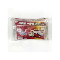 グリーンオーナメント 防災ポーチ 6点セット FCE460V-60-6510-01