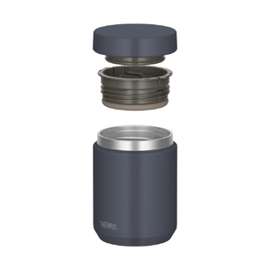 サーモス 真空断熱スープジャー 500ml ネイビーブラック JED-501NVBK-イメージ4