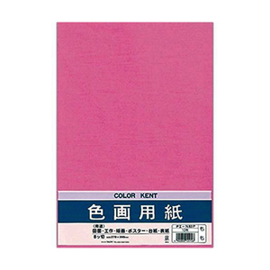 マルアイ 色画用紙8ツ切 もも ｲﾛｶﾞﾖｳｼ8ﾂｷﾞﾘﾓﾓPｴN83P-イメージ1
