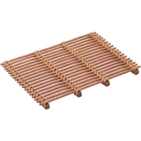 萬洋 籐製 スカシスノコ 茶 16-839A FC980LN-5359900