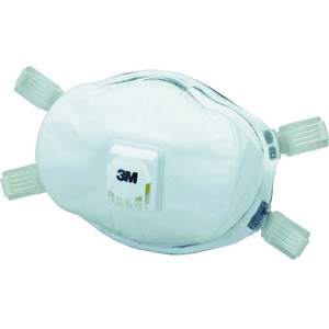 3M 使い捨て式防じんマスク 8293 DL3 排気弁付き 5枚入 FC826XL-3246671-イメージ1