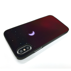 Dparks iPhone XS/X用Twinkle Case ミニムーン レッド DS10412I8-イメージ2