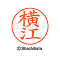 シヤチハタ ネームペン用ネーム シルバー 既製 横江 FC47739-X-GPS-1968