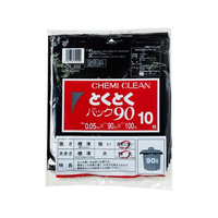 ケミカルジャパン とくとくパック 黒 90L 10枚 FC322RK-CT-202