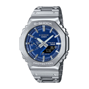 カシオ ソーラー腕時計 G-SHOCK シルバー/メタリックブルー GM-B2100AD-2AJF-イメージ1