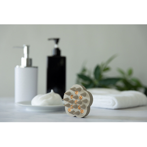 GEMMATSU G-ZERO COIL MICROCURRENT ION SHAMPOO BRUSH ベージュ GHA-G02-イメージ6