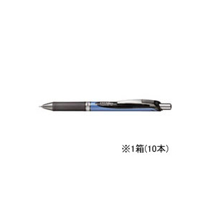 ぺんてる エナージェル ノック式 ニードルチップ 0.5mm 黒 10本 1箱(10本) F838368-BLN75-A-イメージ1