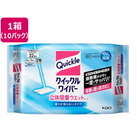KAO クイックルワイパー 立体吸着ウエットシート 32枚×10パック FC716NW