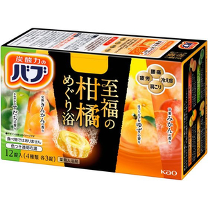 KAO バブ 至福の柑橘めぐり浴 12錠 F033842-イメージ1