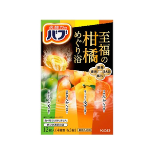 KAO バブ 至福の柑橘めぐり浴 12錠 F033842-イメージ2