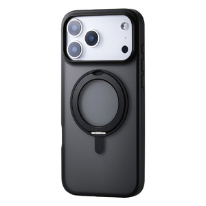 エレコム iPhone 17 ProMax用ハイブリッドケース MAGKEEP スタンド ブラック PM-A25DMAGSTBK-イメージ2