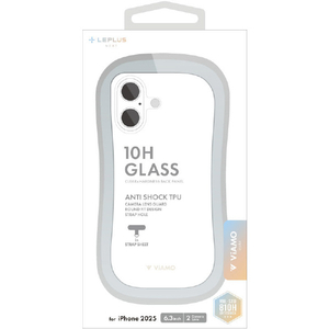 MSソリューションズ iPhone 17用耐傷・耐衝撃ハイブリッドケース 「ViAMO crystal」 ブルー LN-IM25VMCRBL-イメージ1