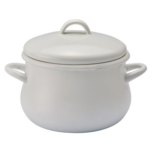 豊琺瑯 pure ホーロー 両手鍋 16cm FC290PD-PU-2304-イメージ1