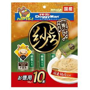 ドギーマンハヤシ とろ紗 野菜入り 14g×10本 ﾄﾛｻﾔﾔｻｲ14G10P-イメージ1