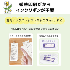 ユニファイン ラベルプリンター RetRoll グリーン NEW1-1S-GR-イメージ9