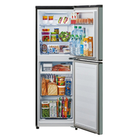 AQUA AQR-16A(G) 【右開き】2ドアファン式冷凍冷蔵庫(160L) モスグレー