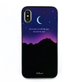 Dparks iPhone XS/X用Twinkle Case オーロラムーンライト ピンク DS10413I8