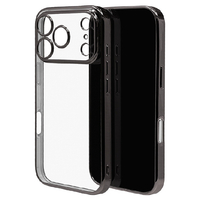 ラスタバナナ iPhone17 Pro用極TPUケース メタルフレーム ブラック 8989IP5BTPLBK