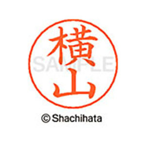 シヤチハタ ネームペン用ネーム シルバー 既製 横山 FC47740-X-GPS-1969-イメージ1